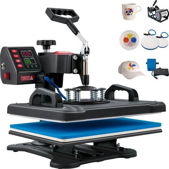 5-in-1 Warmtepers – Hittepers – Transferpers, Corvance B.V., Verzenden, Nieuw, Corvancebol@gmail.com