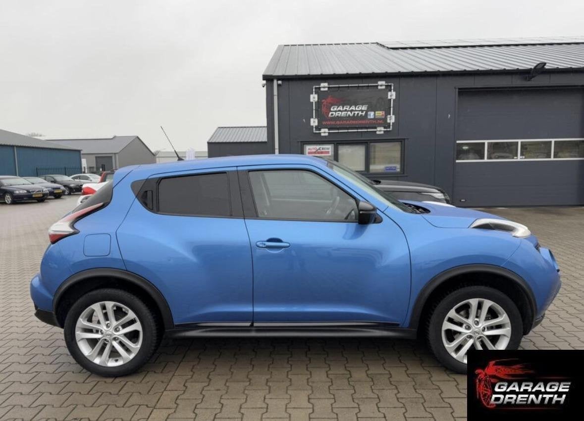 Nissan Juke 1.2 DIG-T S/S N-Connecta, Auto's, Voorwielaandrijving, 639 kg, Met garantie (alle), Blauw