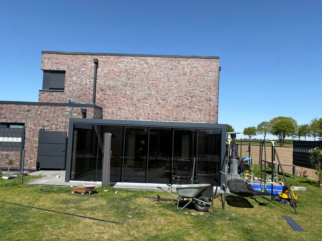 Veranda carport kozijnen Schuifwand, Ophalen of Verzenden, Zo goed als nieuw