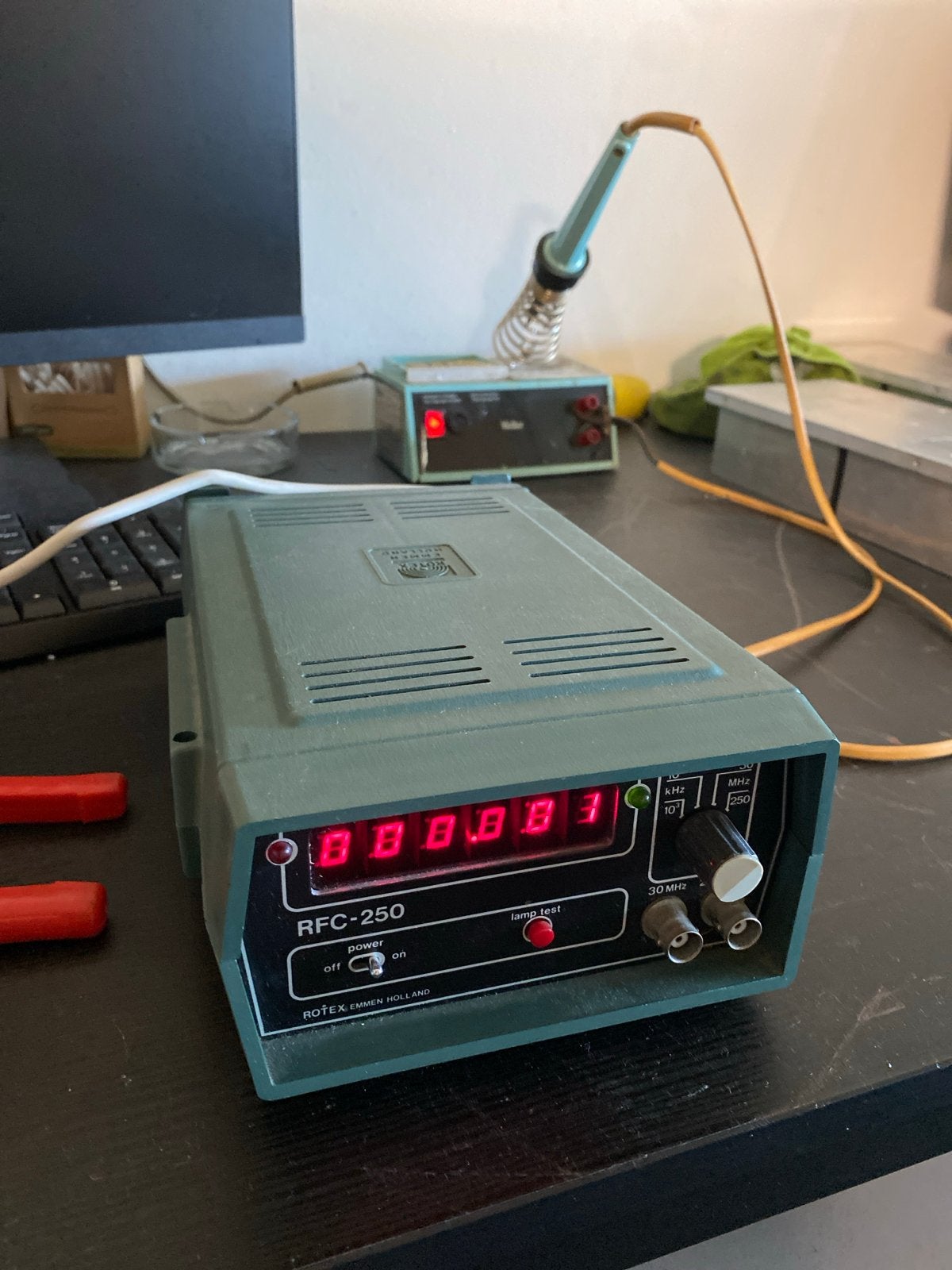 Rotex RFC-250 Frequentieteller - Gekalibreerd, Ophalen of Verzenden, Gebruikt, Zender en Ontvanger