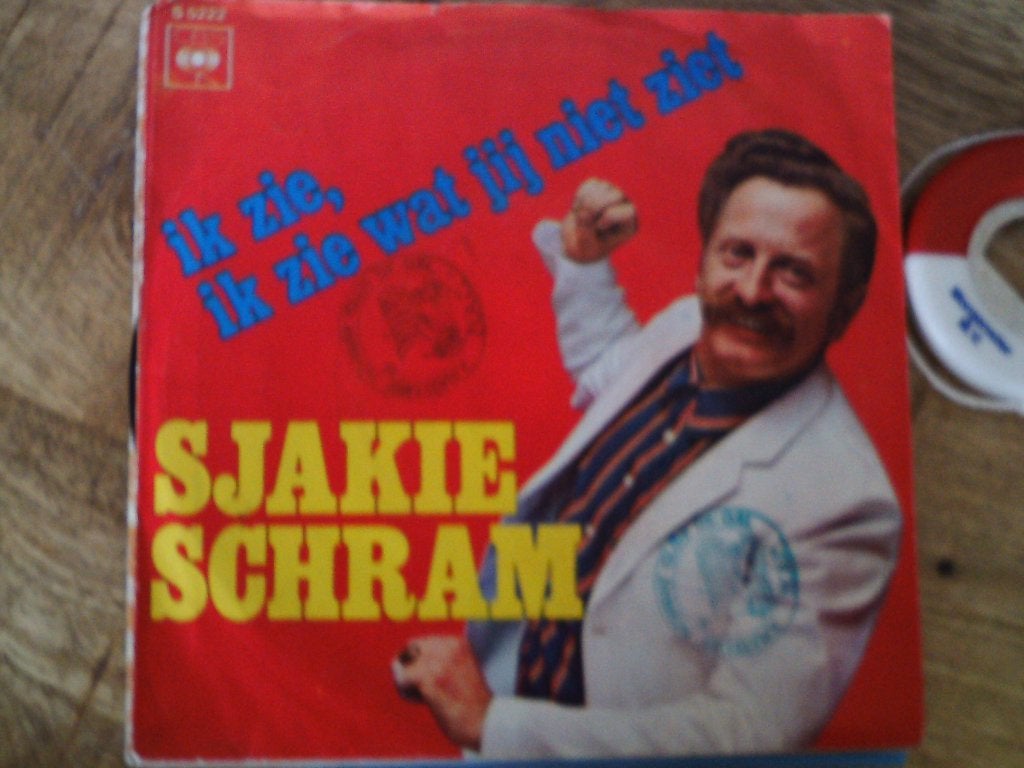 sjakie schram -ik zie, ik zie wat jij niet ziet  9jun, Cd's en Dvd's, Fotohoes, Ophalen of Verzenden, Zo goed als nieuw, Nederlandstalig