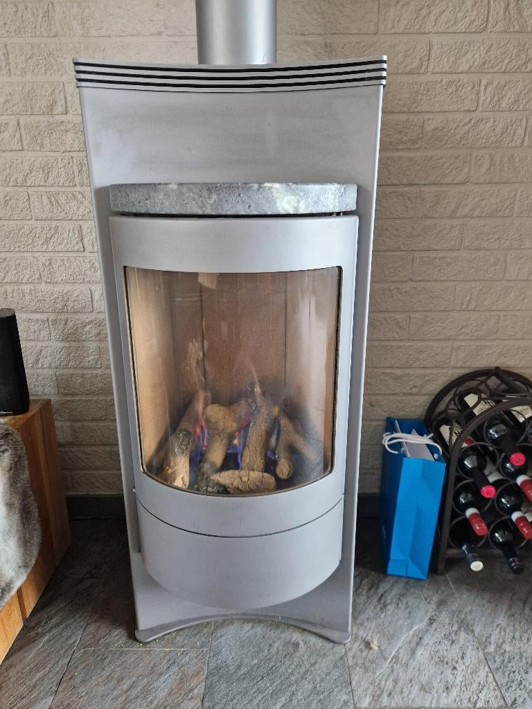 Hase Luno gaskachel, Ophalen, Gebruikt, Gas, Vrijstaand