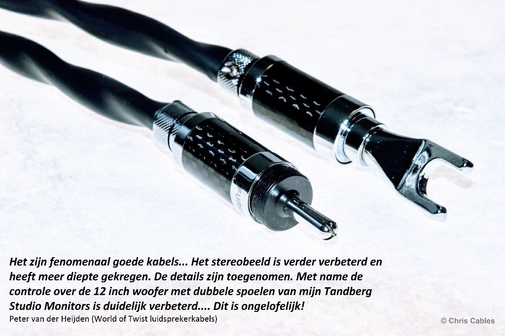 'World of Twist' 7AWG luidsprekerkabels van Chris Cables, Verzenden, Nieuw, 3451HB/44, 2 tot 5 meter