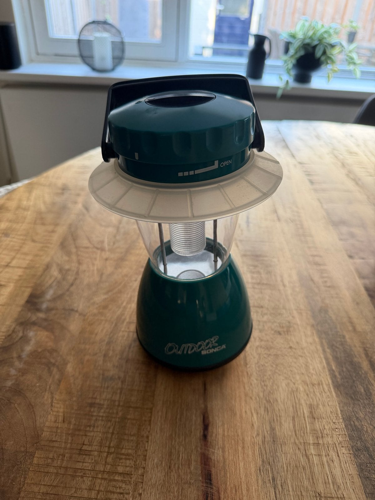 Vintage Sonca Outdoor Camping Lamp - Perfect voor de Tafel, Ophalen, Gebruikt