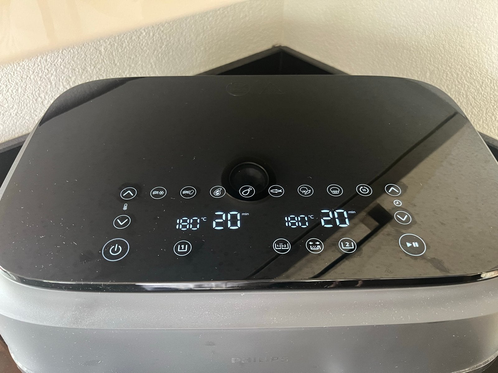 Philips Airfryer - Dubbele manden 9L - Zo goed als nieuw, Ophalen, Zo goed als nieuw, Airfryer, 1000 t/m 1499 gram