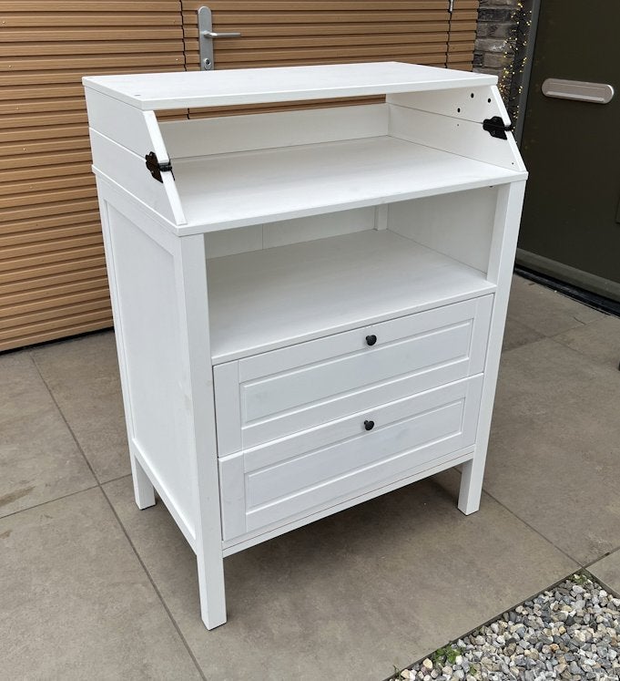 Nette IKEA SUNDVIK commode wit – kinder/babykamer, Ophalen, Gebruikt, 70 cm of meer, 75 tot 100 cm
