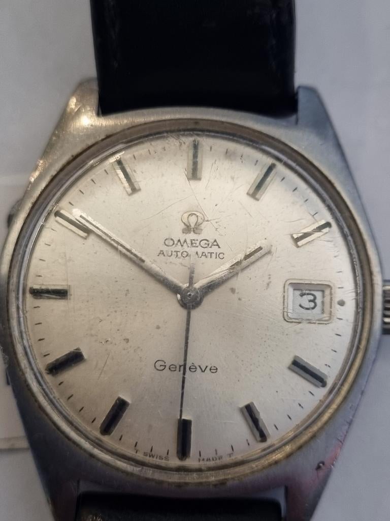 Omega Automatic Genève Polshorloge - Vintage, Ophalen, Staal, Polshorloge, Rue Jakob-Stämpfli 96, 2502 Biel/Bienne, Zwitserland