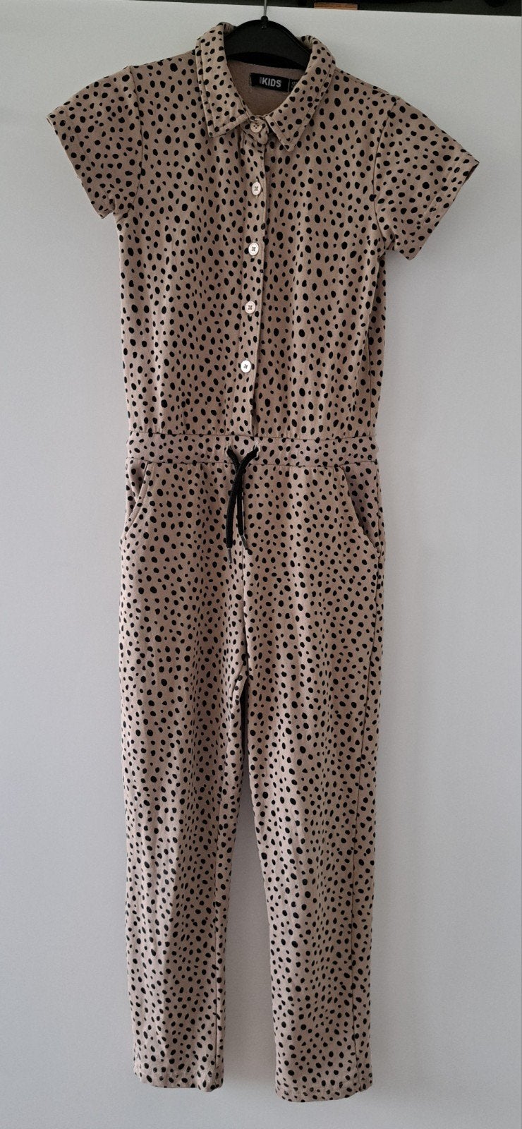 z.g.a.n. KIDS jumpsuit maat 122/128 meisjes, heerlijke stof., Broek, Meisje, Kids, Ophalen of Verzenden
