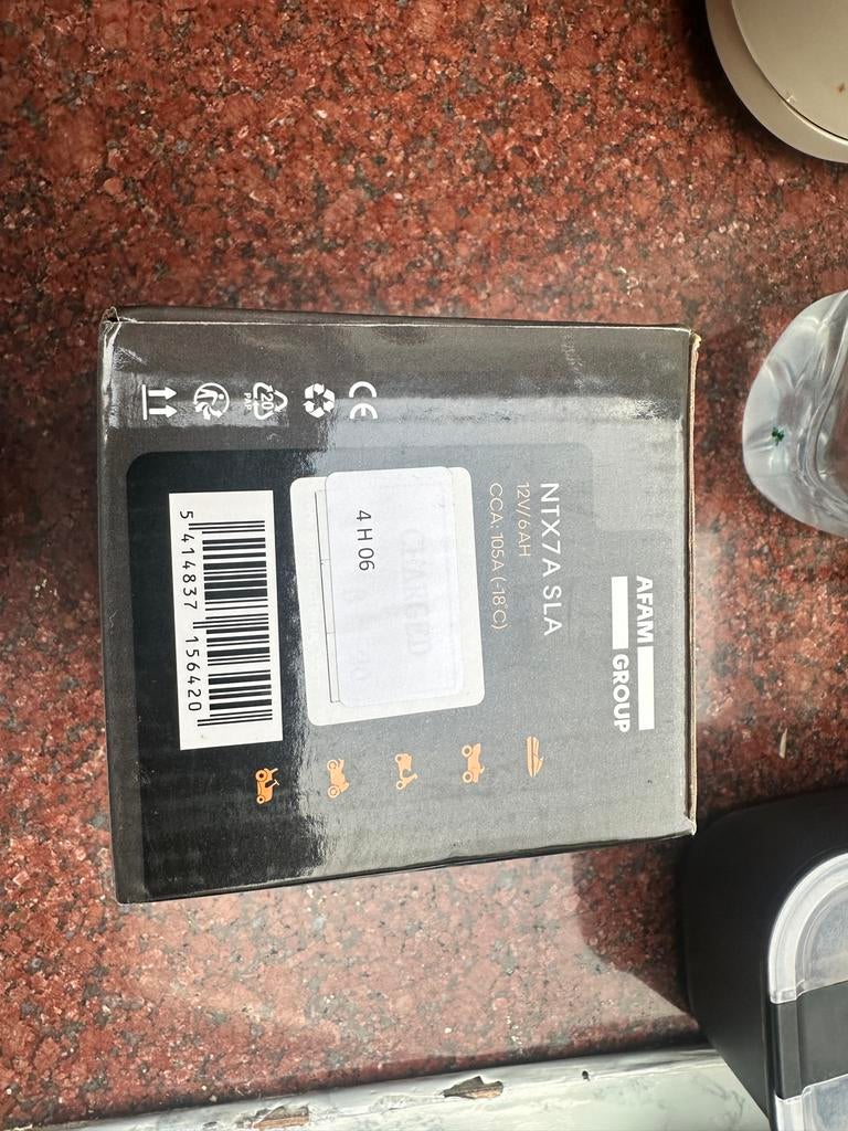 Nieuwe AFAMI GROUP NTX7A SLA Motoraccu 12V/6Ah, Ophalen of Verzenden, Nieuw