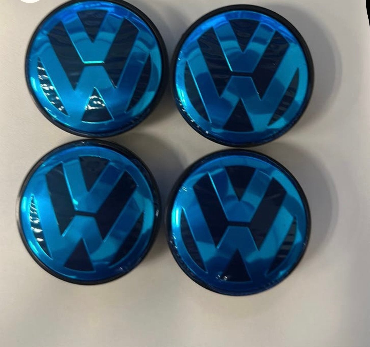 Set van 4 Volkswagen Naafdoppen – 65mm, Ophalen of Verzenden, Nieuw