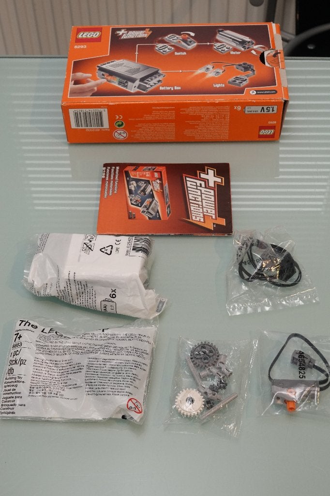 Lego Technic: Power Functions 8293 Kabel Motor LED IR RC, Gebruikt, Lego, Ophalen of Verzenden, Technic