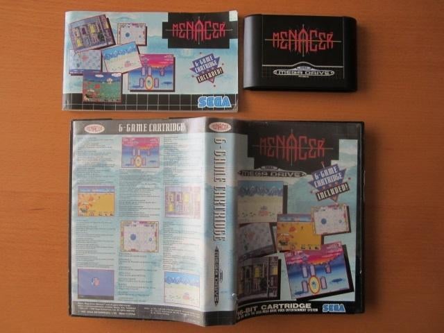Menacer 6 games Sega Mega Drive Megadrive, Spelcomputers en Games, Gebruikt, Overige genres, 1 speler, Ophalen of Verzenden