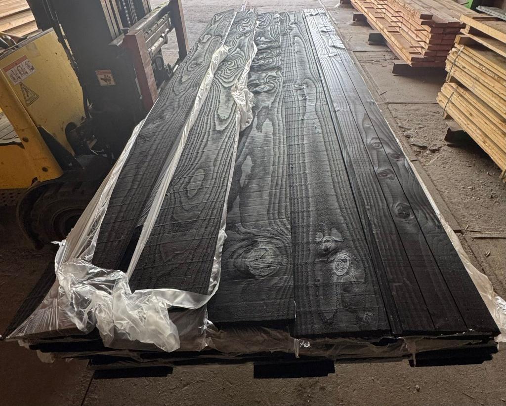 Douglas zweeds rabat zwart gedompeld 11/26x195, Ophalen, Nieuw, 250 cm of meer, Planken