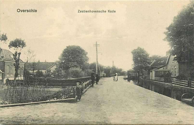 380-817-019 Rotterdam Overschie Zestienhovensche Kad, Verzenden, Voor 1920, Zuid-Holland