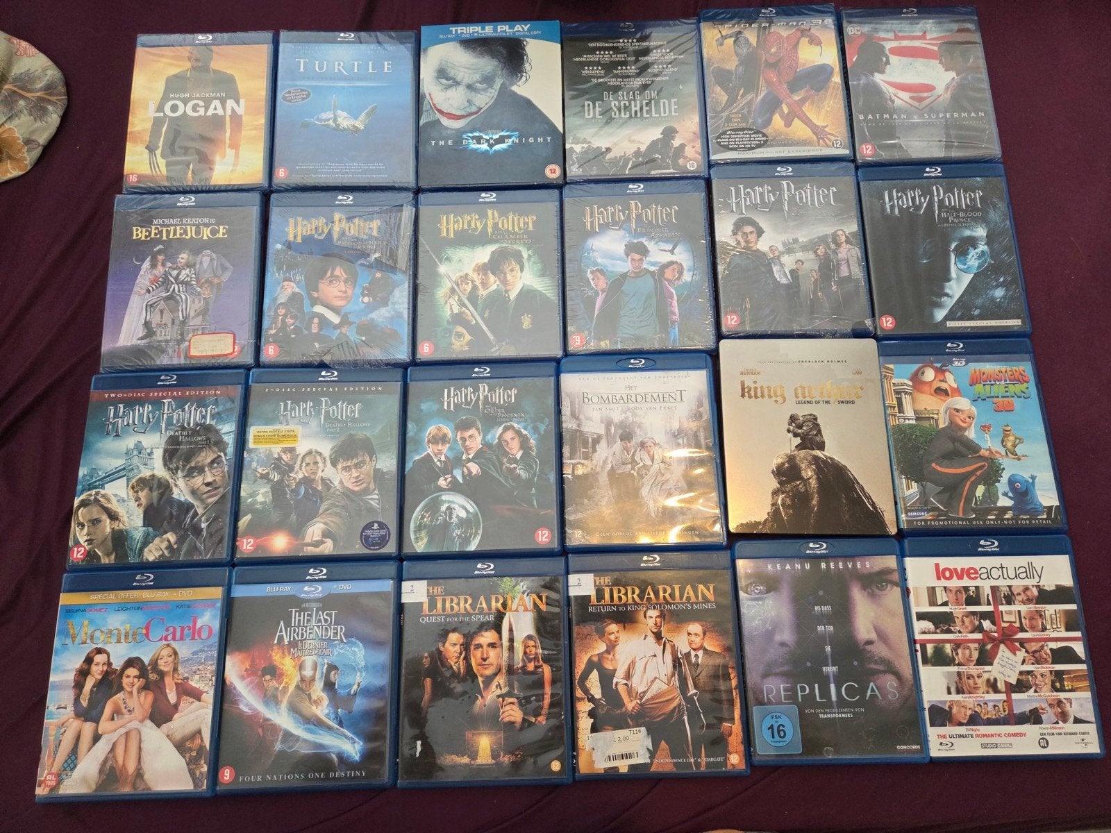 26 Blu ray films harry potter spiderman superman new in seal, Alle leeftijden, Nederlands, Science Fiction en Fantasy, Ophalen of Verzenden