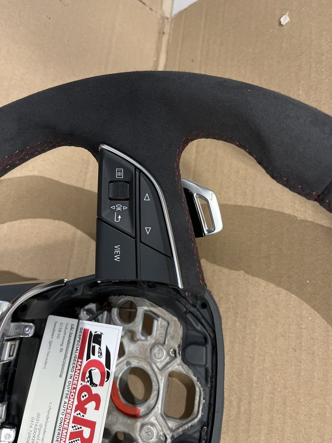 Audi rs stuur stuurwiel a1 a3 q3 a4 a5 alcantara, -, -, Nieuw, -