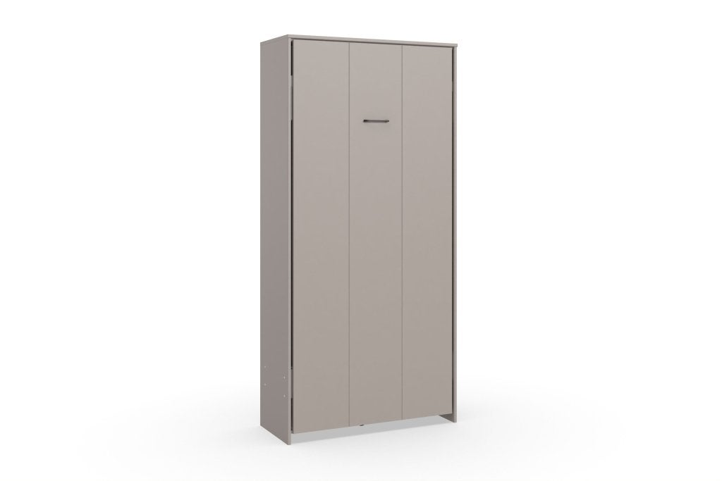 Juist opklapbed verticaal - 90x200 - Taupe, Niet ingevuld, Niet ingevuld, Niet ingevuld