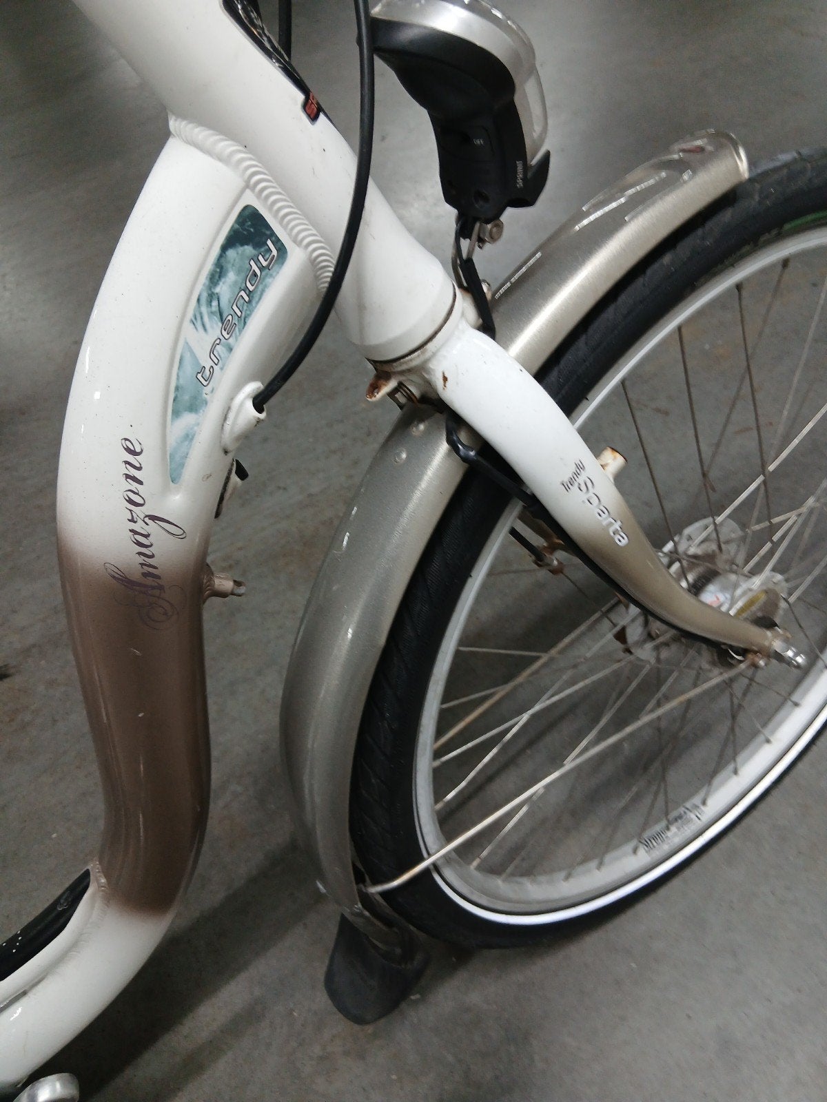 Te koop een mooie Beige moederfiets Sparta amazone 26 inch, Fietsen en Brommers, Fietsen | Dames | Moederfietsen, Ophalen, 2 zitjes