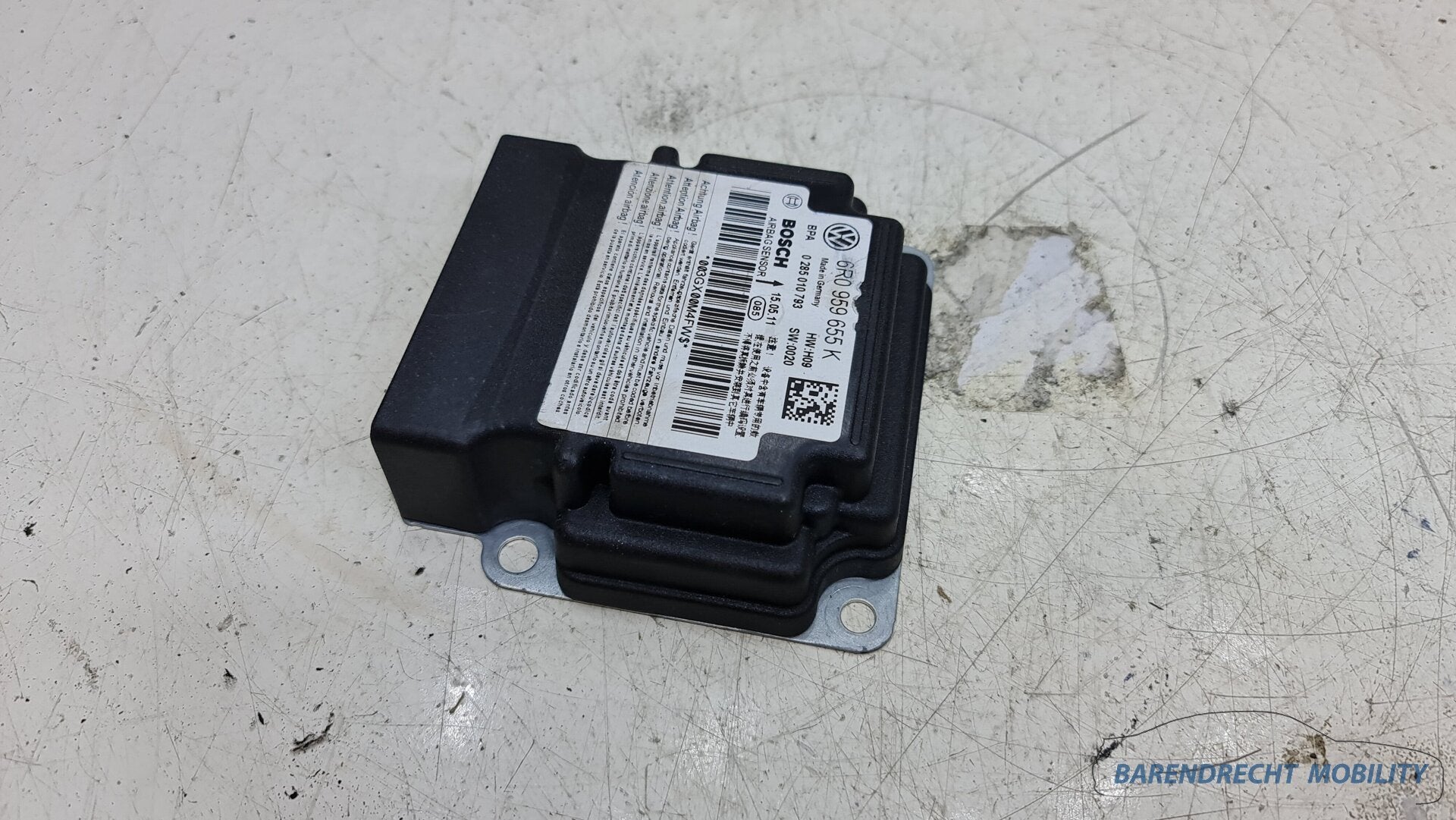 VW Polo 6R Airbag Sensor ECU Module 6R0959655K origineel net, Gebruikt, Autovia A-2, Km 585 585
08760  Martorell, ES, Ophalen of Verzenden