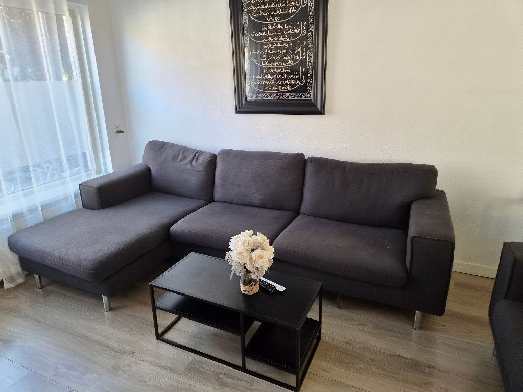 Bank + loveseat, Ophalen, Gebruikt, 150 tot 200 cm, 75 tot 100 cm