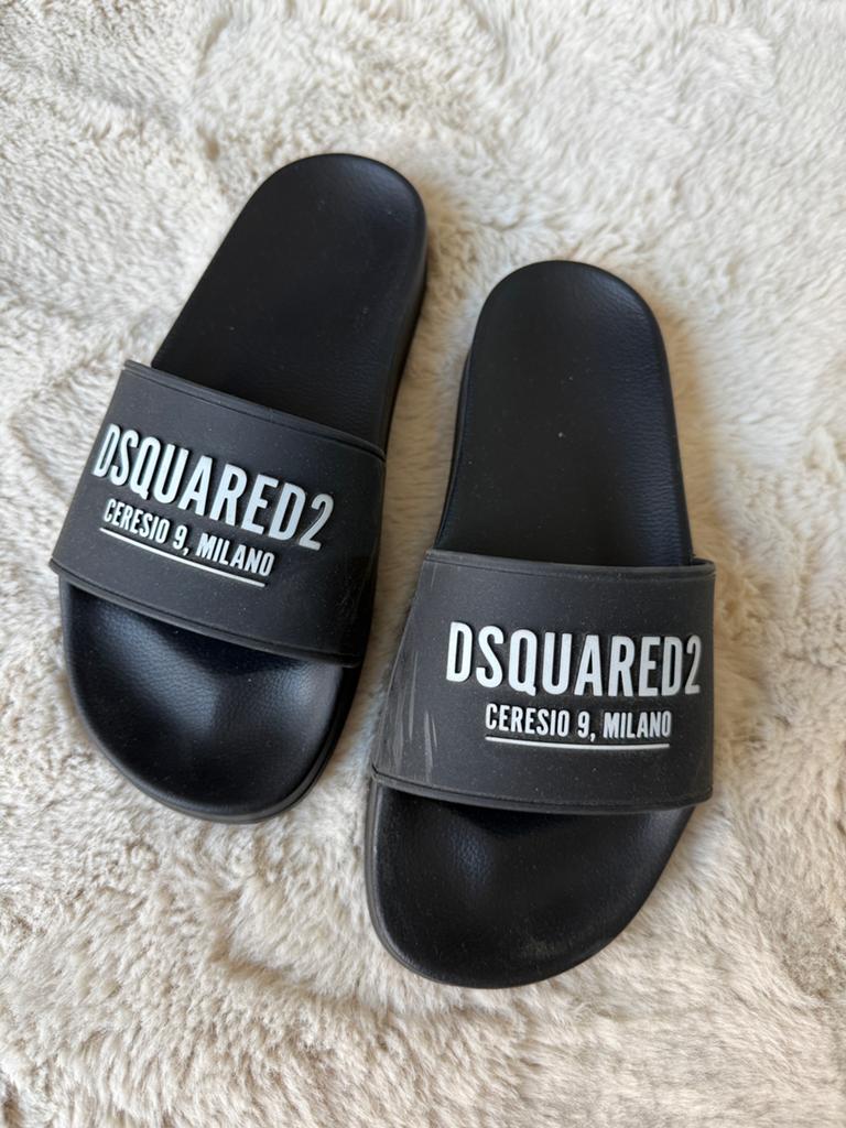 Slippers desquared 36, Ophalen, Zo goed als nieuw, Zwart