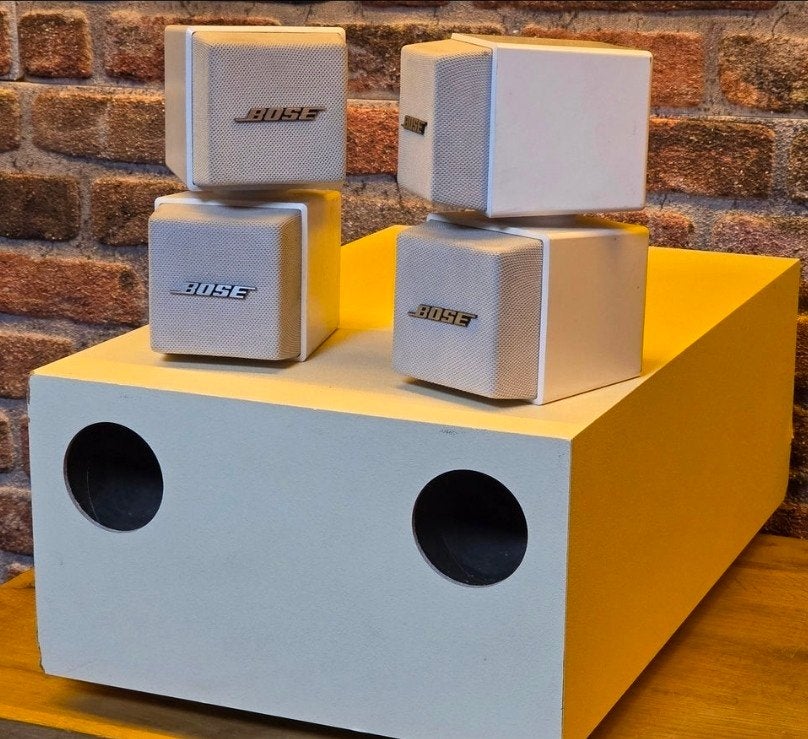 Bose Acoustimass AM-5 Cube System Speakerset, Audio, Tv en Foto, Luidsprekers, Ophalen, Gebruikt, Speakerset, 60 tot 120 watt