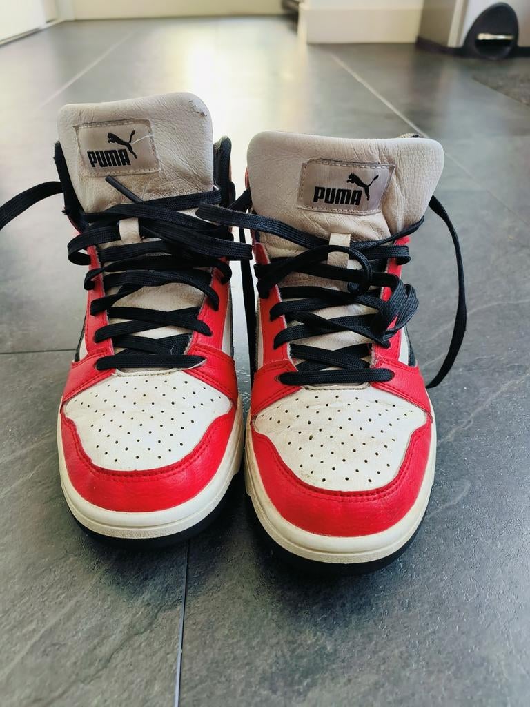 Puma schoenen maat 37 rood/wit/zwart, Ophalen of Verzenden