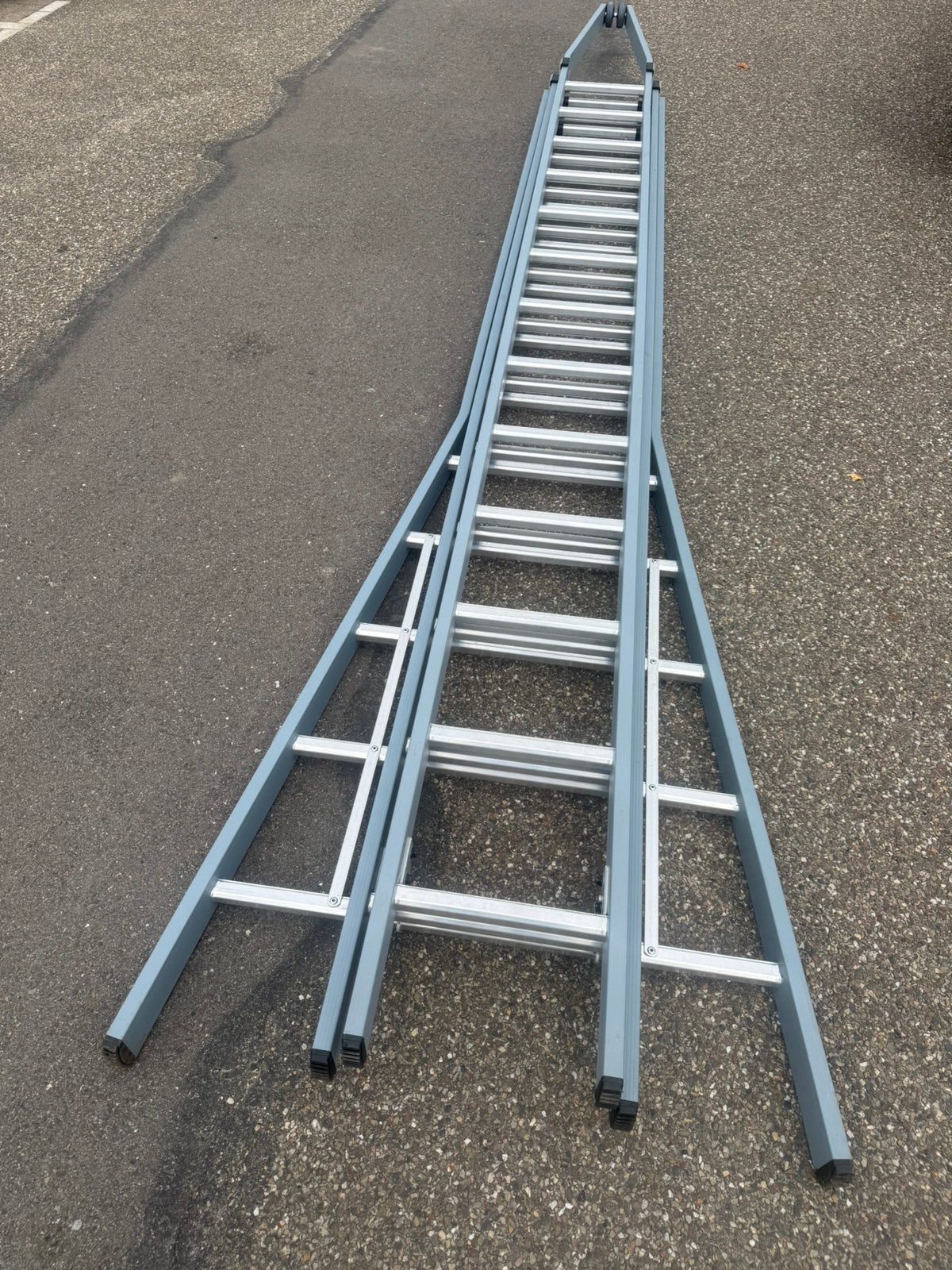 Dirks ladder, Ophalen, Zo goed als nieuw, 4 meter of meer
