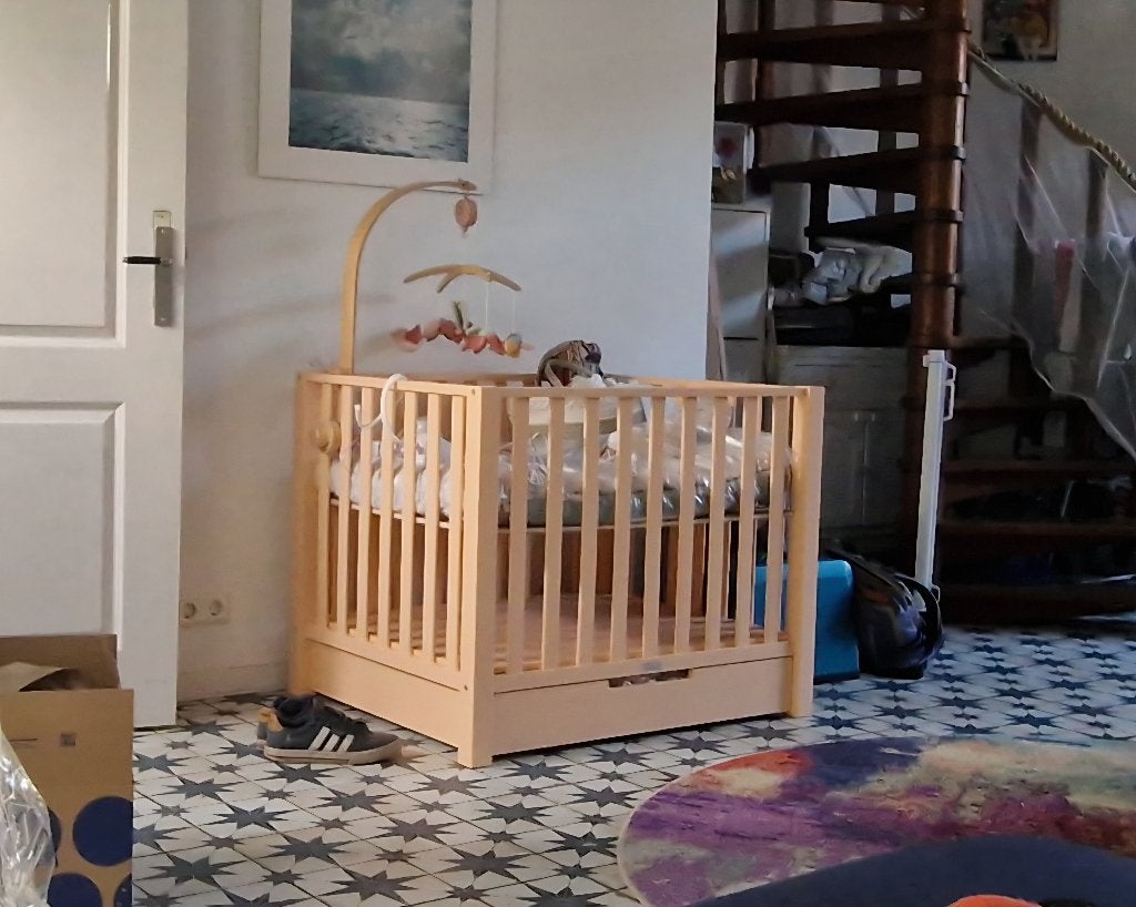 IKEA STUVA ledikant - gedemonteerd, Ophalen, Gebruikt, Ledikant