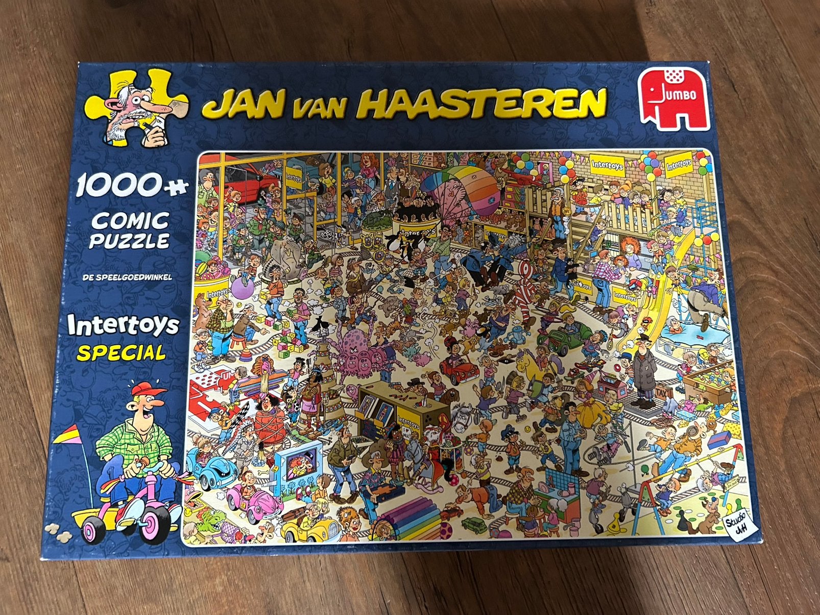 Han van Haasteren puzzel de Speelgoedwinkel 1000 stukjes, Ophalen, 500 t/m 1500 stukjes, Zo goed als nieuw