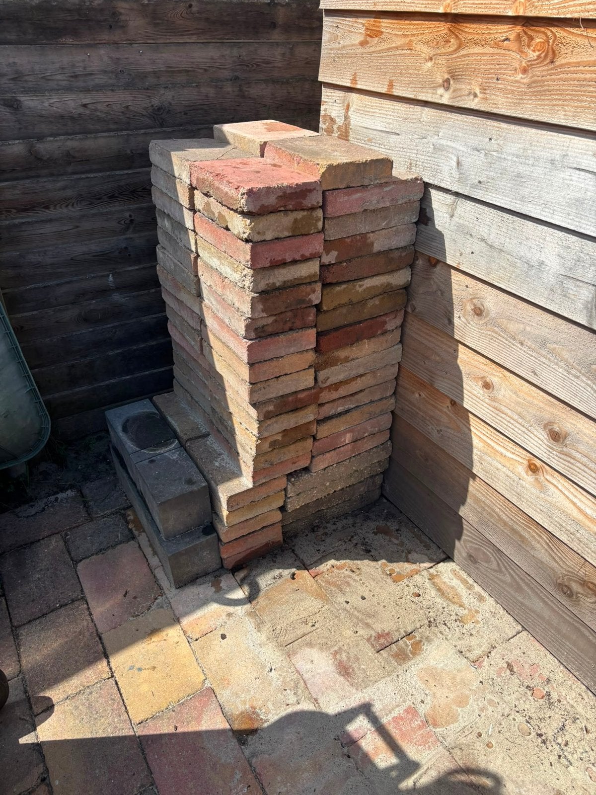 Gebruikte Klinkers - Diverse kleuren, Tuin en Terras, Ophalen, Overige materialen, Gebruikt, Klinkers