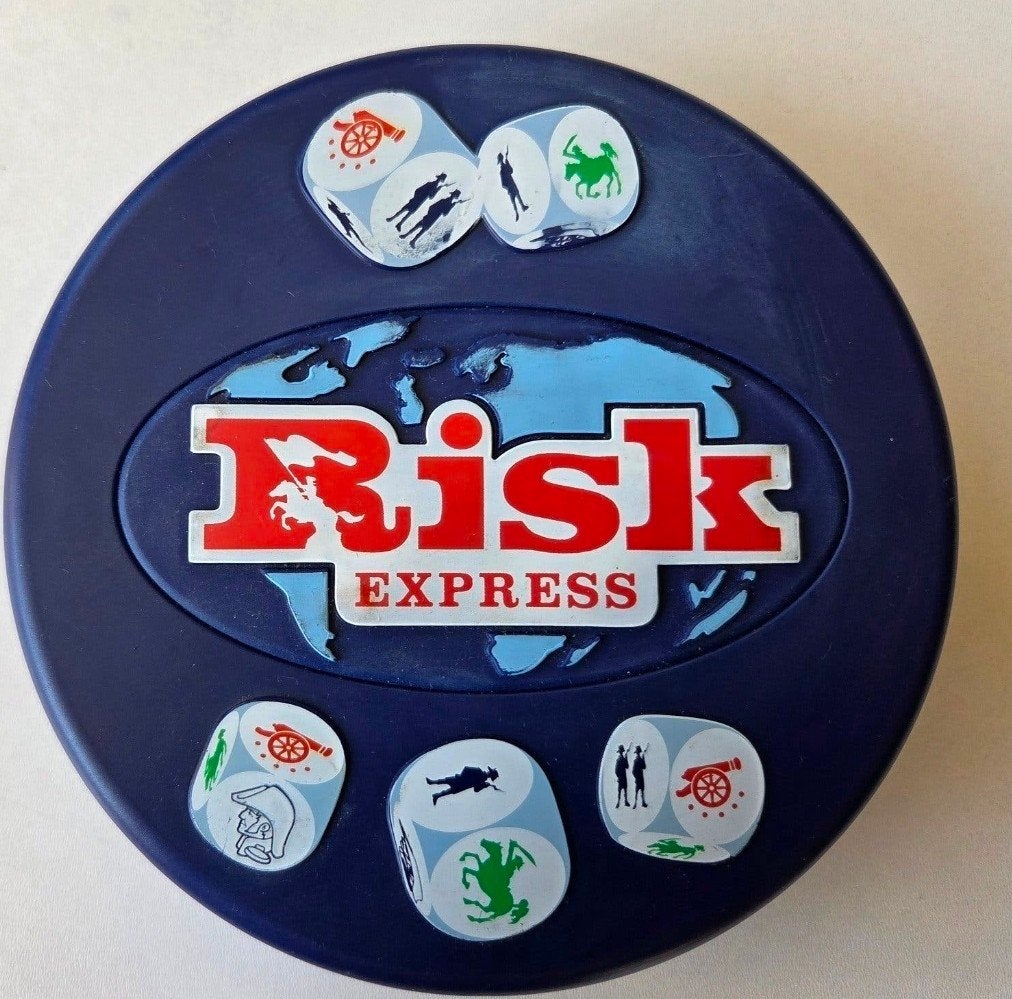 Risk Express Reisspel - Compact en Snel, Gebruikt, Ophalen of Verzenden, Drie of vier spelers, Hasbro