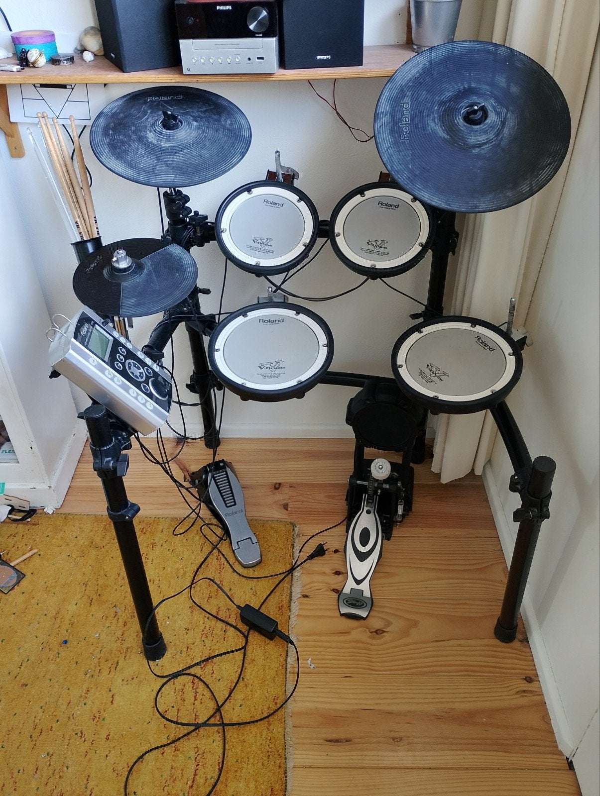 Elektronisch drumstel Roland TD-9 V-Drums, Ophalen, Gebruikt, Roland, Elektronisch