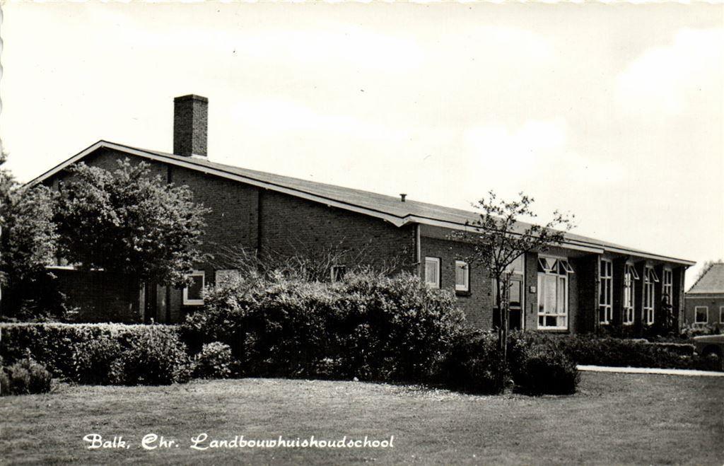 Balk, Chr. Landbouwhuishoudschool - ongelopen, Ophalen of Verzenden, Voor 1920, Ongelopen, Friesland