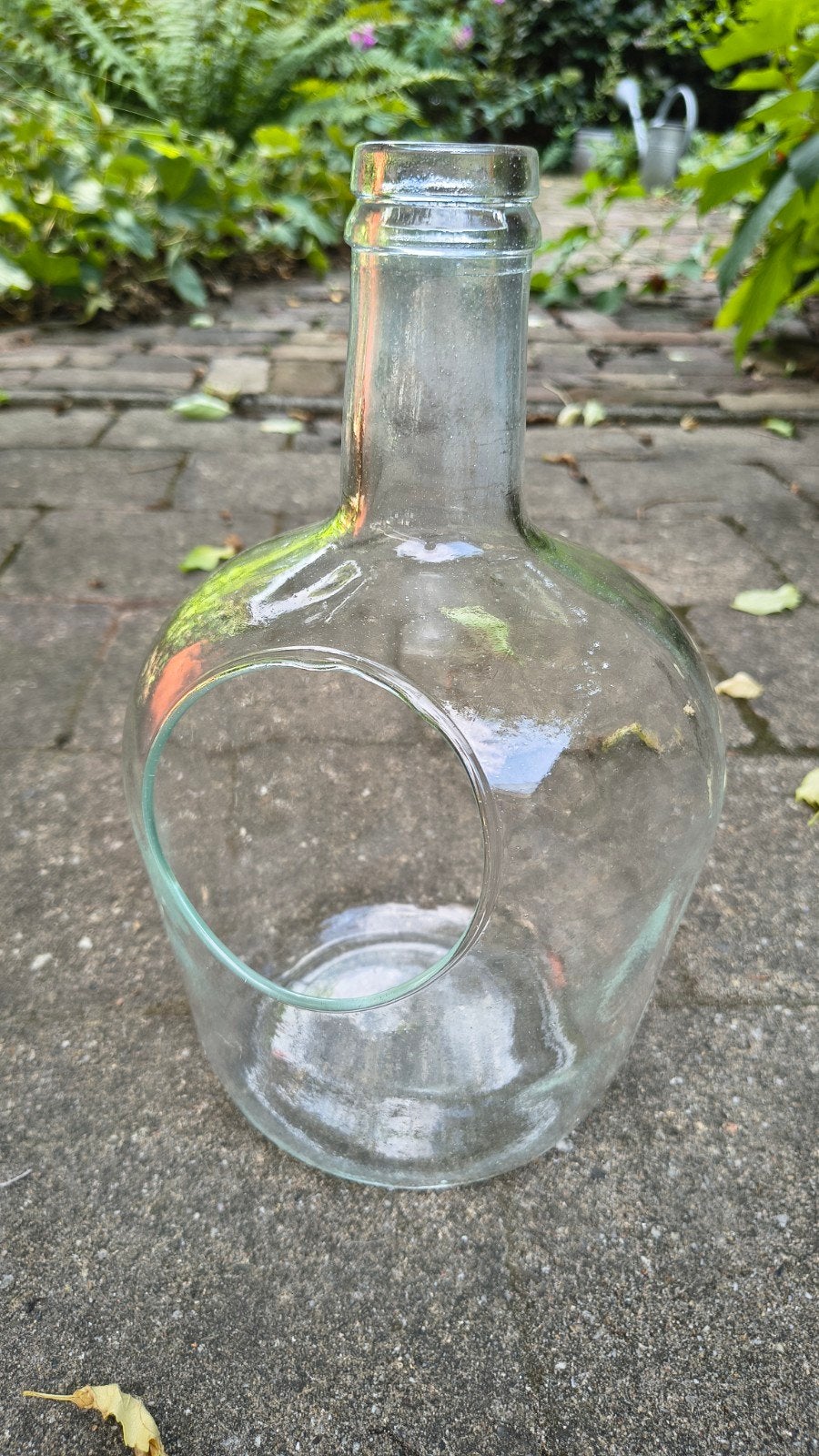 Terariumfles - Glazen fles voor planten of decoratie, Gebruikt, Onbekend@voorbeeld.com, Transparant, Onbekend