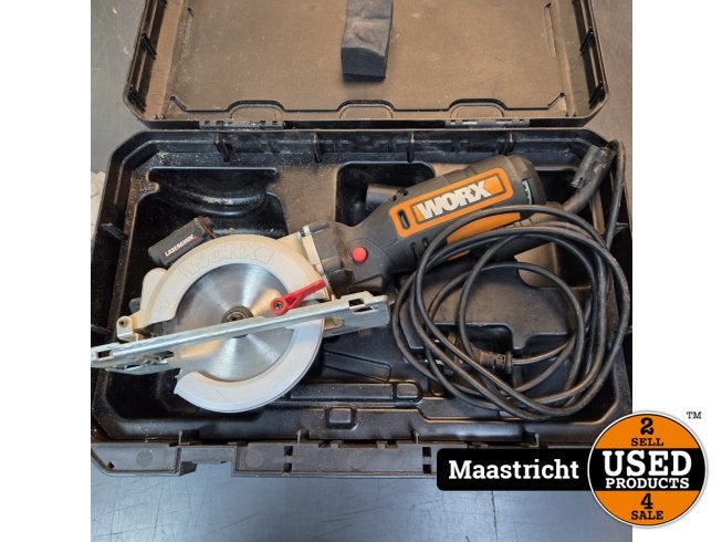 WORX Mini handcirkelzaag XL WX427 | nwpr 127 euro, Doe-het-zelf en Verbouw, Worx, Zo goed als nieuw, Support@worx.com, 14675 128th Ave NE, Suite 120
Woodinville, WA 98072
USA