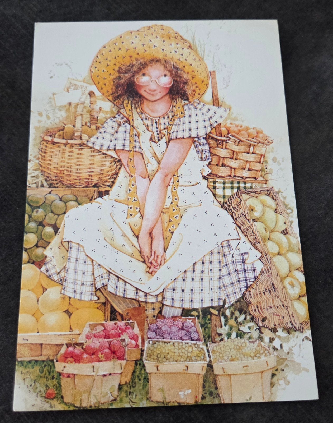 Meisje met Fruitkraam (Jaren '80), Verzenden, 1980 tot heden, Gelopen, Kinderen