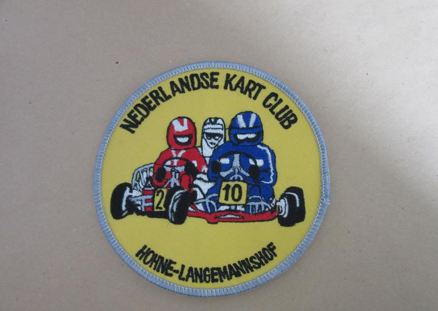 Nederlandse kart club embleem Hohne-Langemannshof, Verzenden, Nieuw, Auto's