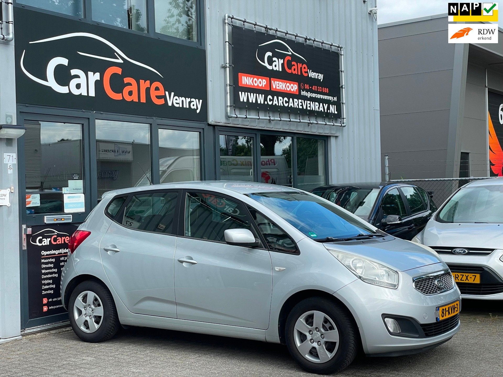 Kia Venga 1.4 CVVT X-tra|APK04-2027|AIRCO|CRUISECONTROLE|NAP, Auto's, Kia, Bedrijf, Te koop, Venga, ABS, Airbags, Airconditioning