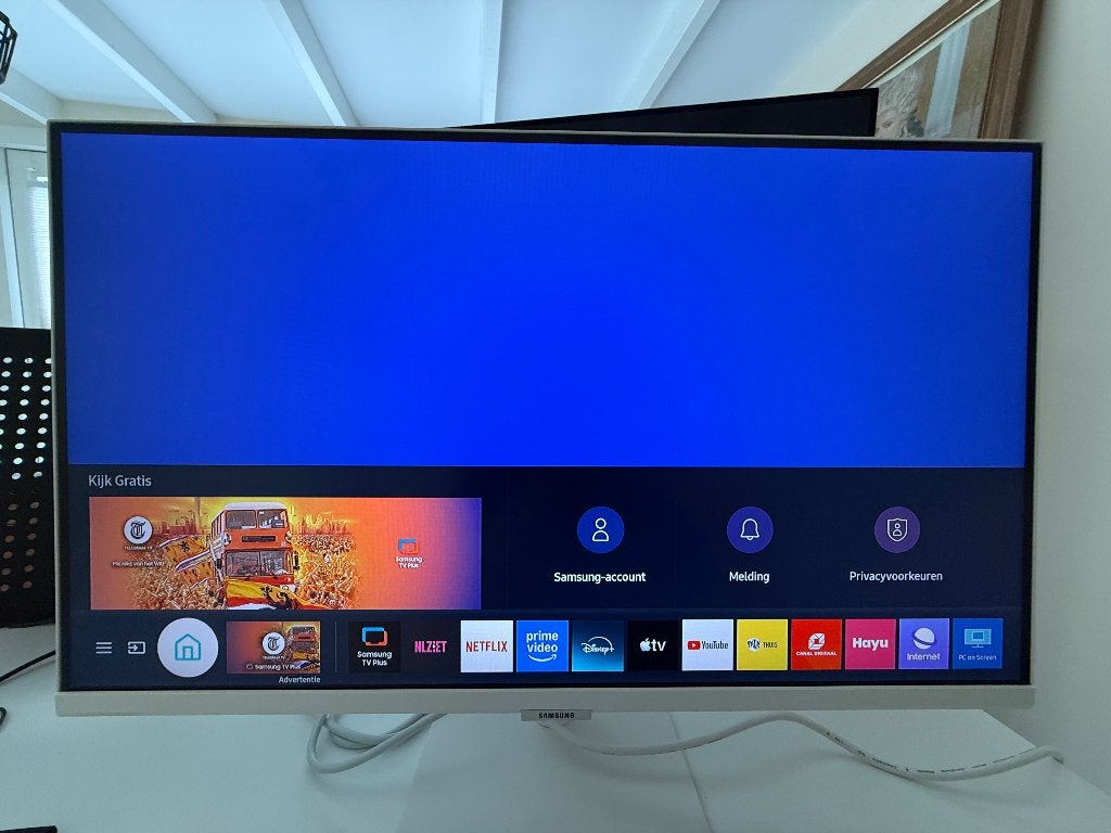 Samsung M5 27 inch wit - S27AM501NU; Monitor & Smart TV in 1, Computers en Software, Monitoren, Ophalen, Full HD, Samsung monitor