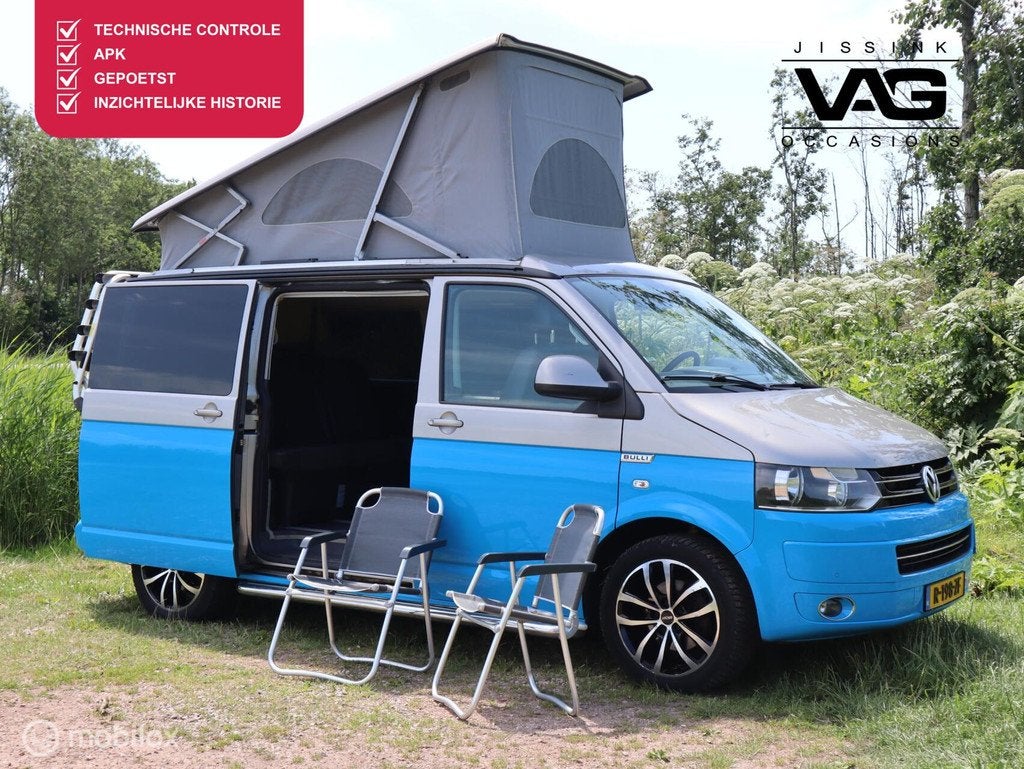 Volkswagen Transporter T5 GP Camper Hefdak Offgrid Victron, Volkswagen, Navigatie, Tot en met 4, Airbags