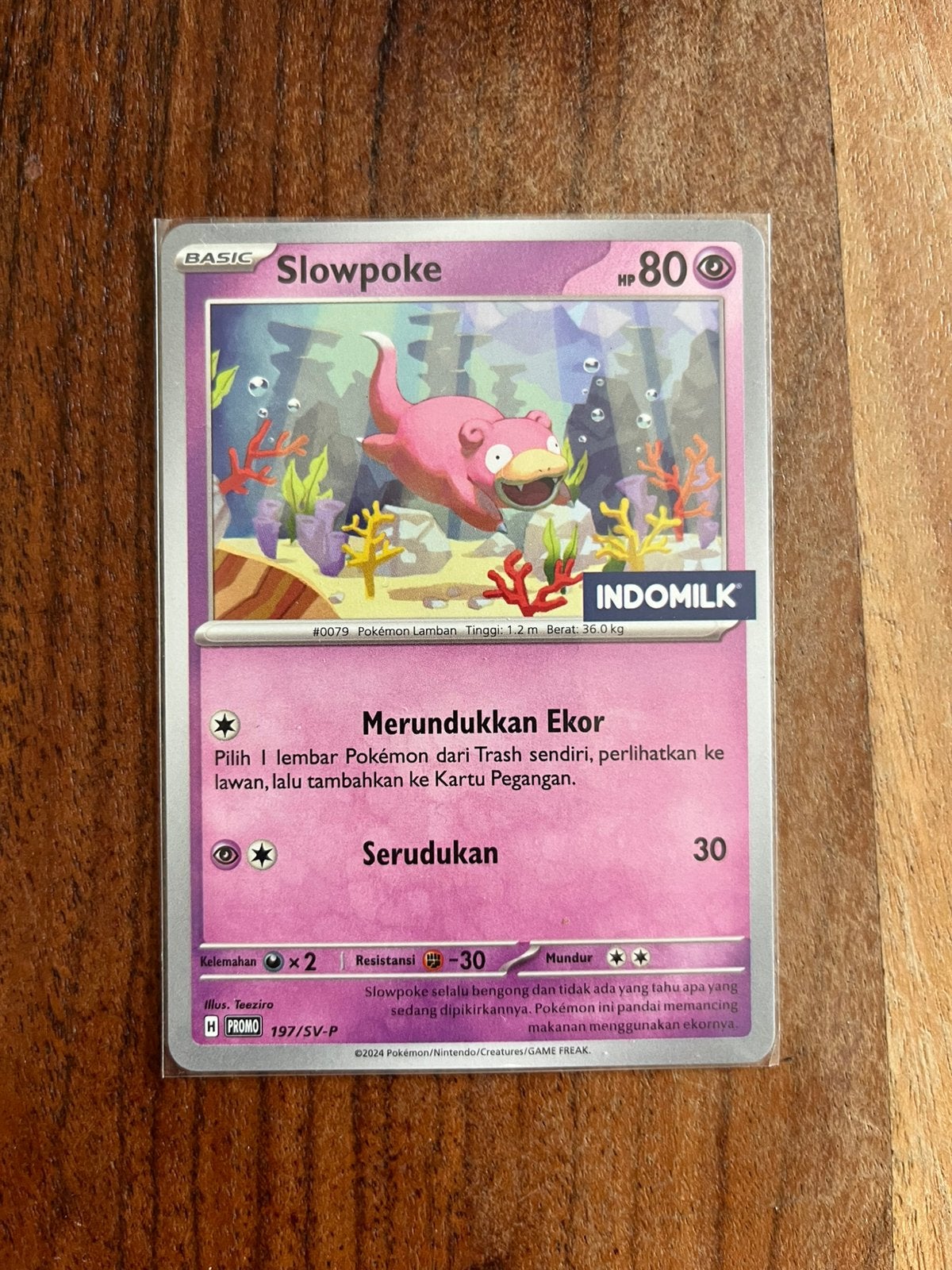 Slowpoke Stamped Pokémon promo kaart, Ophalen of Verzenden, Nieuw, Losse kaart