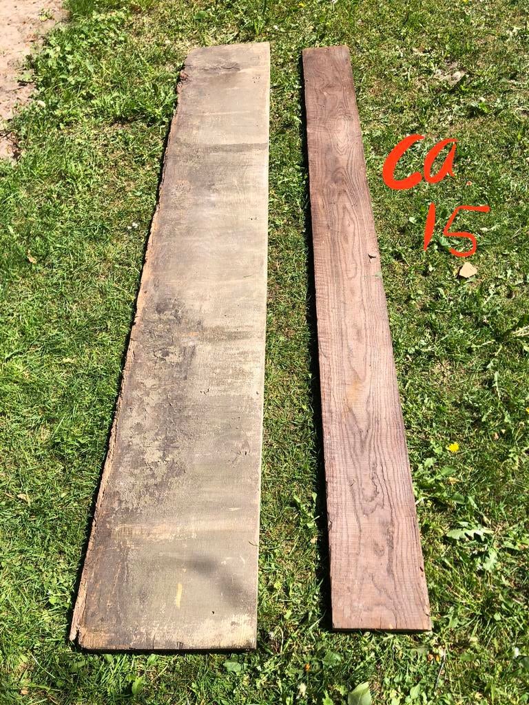 Eiken planken, Doe-het-zelf en Verbouw, Hout en Planken, Gebruikt, 25 tot 50 mm, Eiken, Plank
