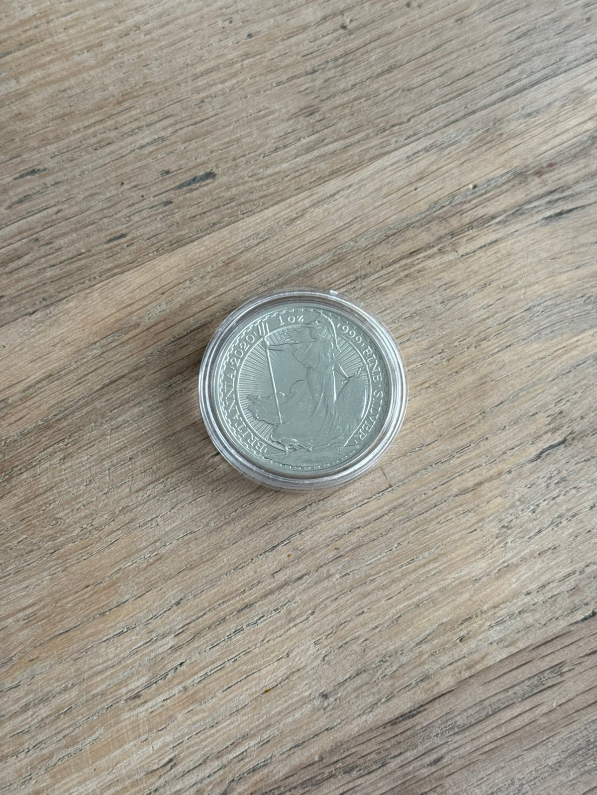 999 zilver 1oz Britannia 2020, Postzegels en Munten, Ophalen of Verzenden, Zilver