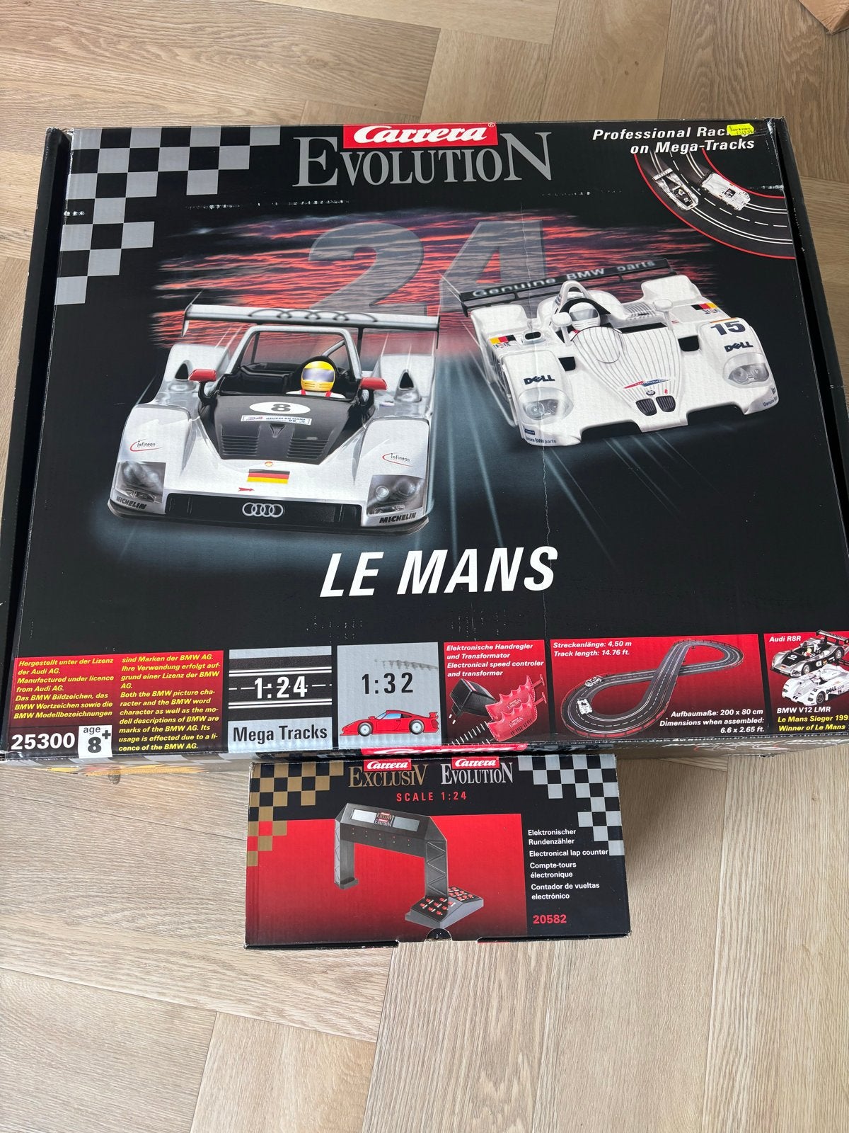 Carrera Evolution Le Mans Racebaan inclusief ronde teller, Ophalen, Zelf te bouwen, Carrera, Elektrisch