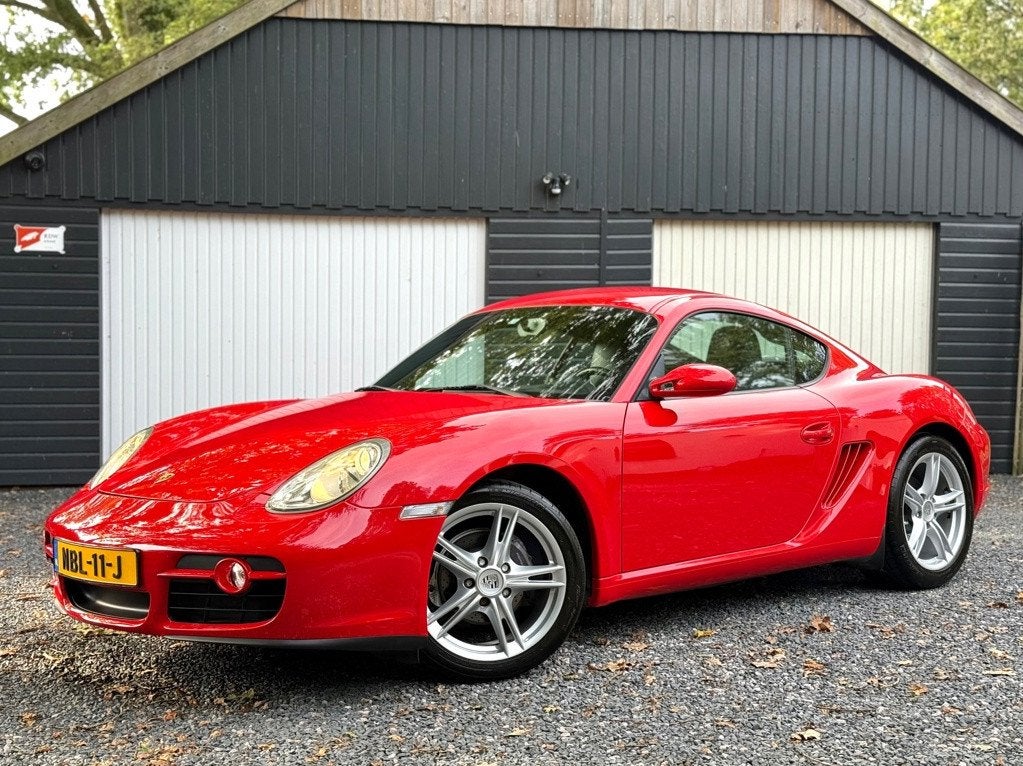 Porsche Cayman 987 2.7 handgeschakeld 5-bak, Auto's, Achterwielaandrijving, Gebruikt, 2687 cc, Alcantara
