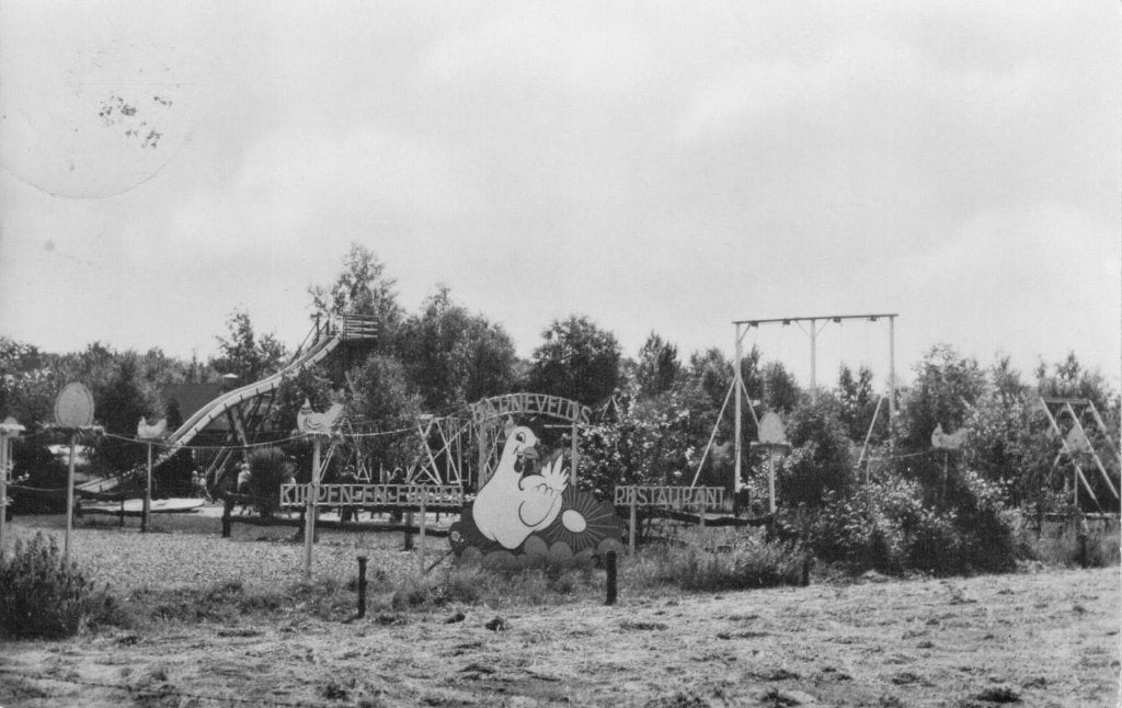 Barneveld Kippen en Eieren Restaurant (Terschuur), Verzenden, 1940 tot 1960, Gelopen, Gelderland