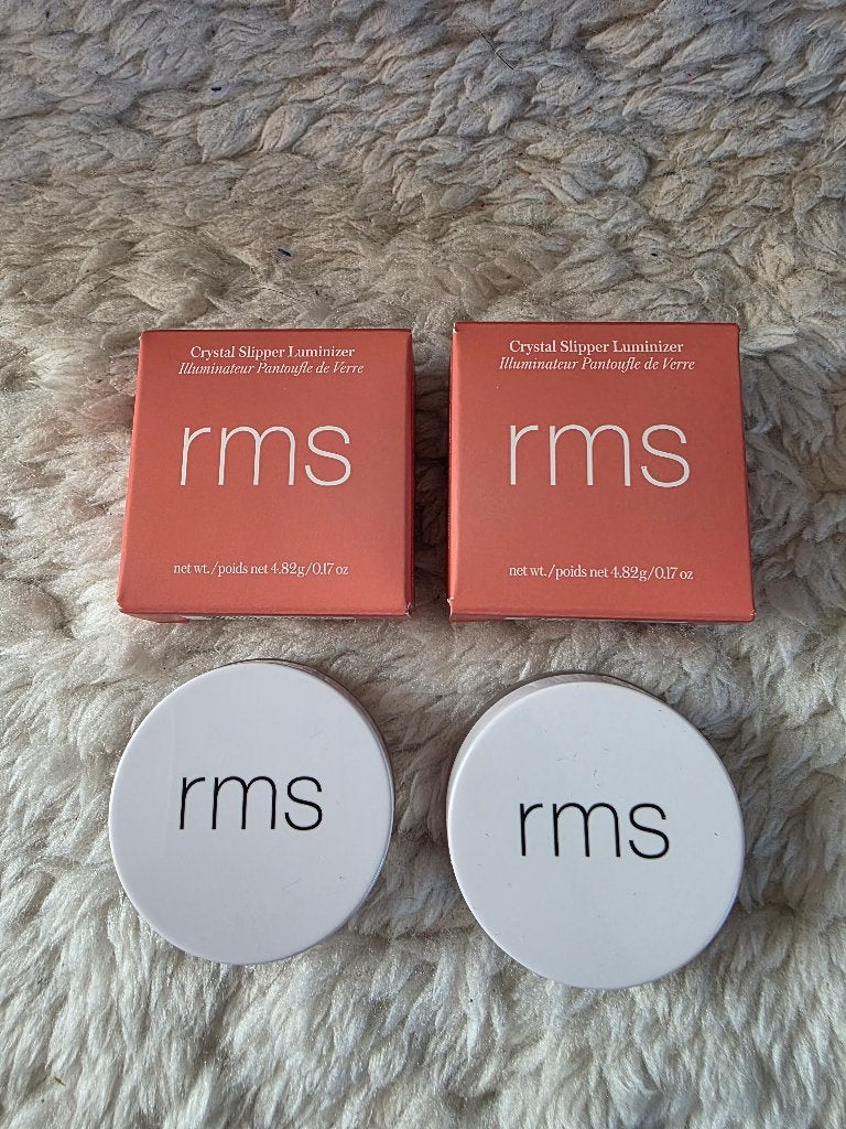 2x RMS Beauty Luminizer in Crystal Slipper 4,82g full size, Nieuw, Verzenden, Gehele gezicht, Make-up