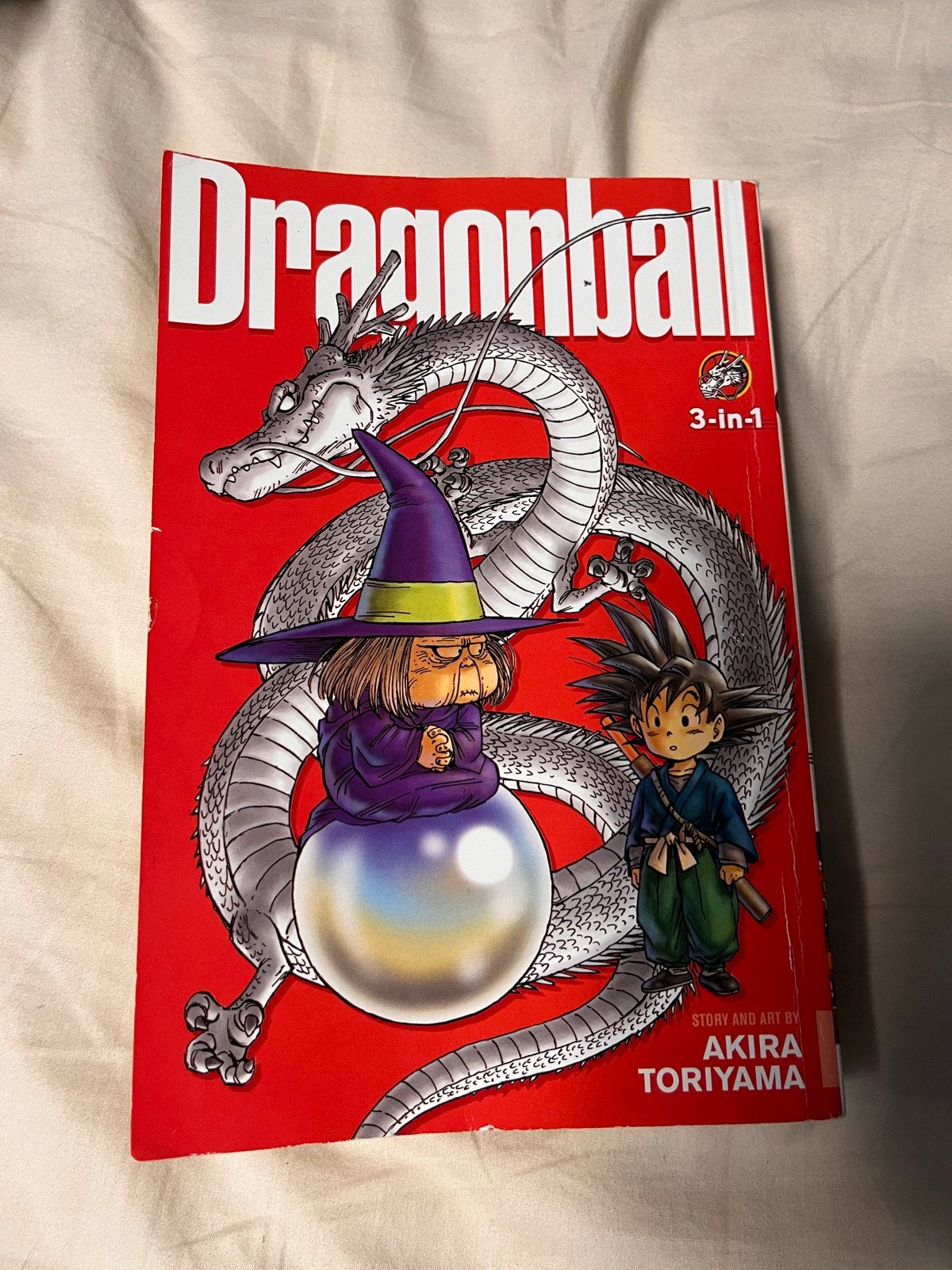 Dragon Ball 3-in-1 Manga - Deel 3 met 7, 8, 9, Meerdere comics, Ophalen of Verzenden, Gelezen, Japan (Manga)