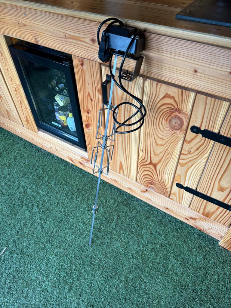 Spit BBQ 1M, Ophalen of Verzenden, Gebruikt